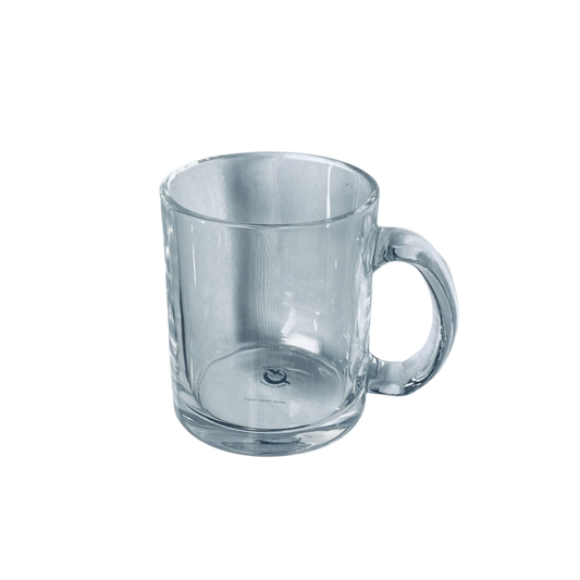 Sublimation 10 oz Premium CLEAR GLASS Mug, Orca Coating, Pack of 36