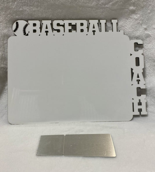 Sublimation Hardboard Photo Panel BASEBALL COACH USA MADE