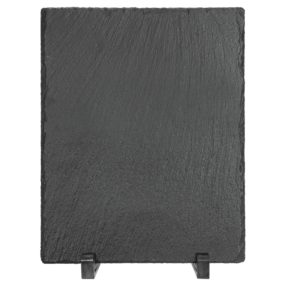 Laserable Slate Decor with Plastic Stands, Rectangle 10" x 8" - Inkfinitee Sublimation