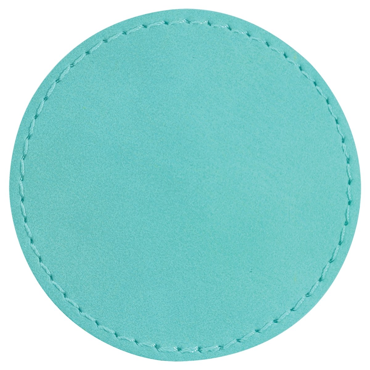 Round Laserable Leatherette Patch with Adhesive, 2.5", Pack of 5 - Inkfinitee Sublimation