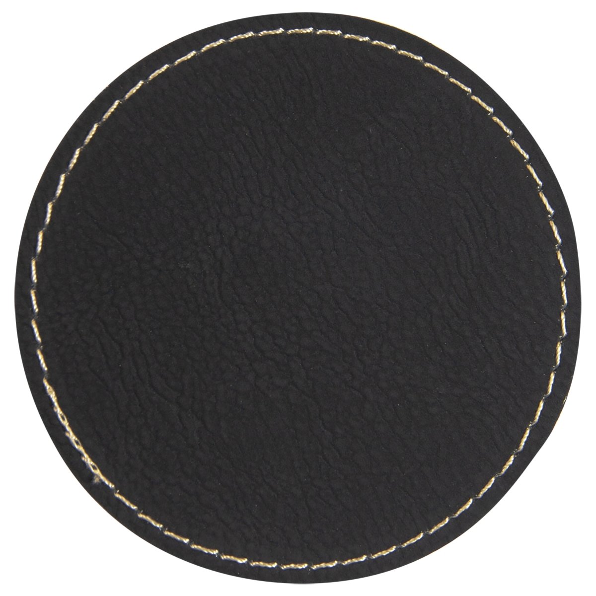 Round Laserable Leatherette Patch with Adhesive, 3", Pack of 5 - Inkfinitee Sublimation