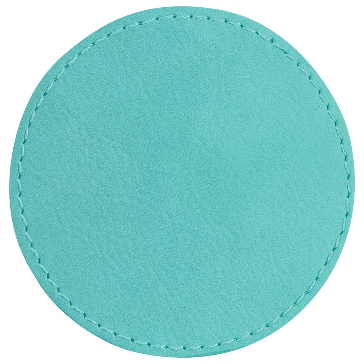 Round Laserable Leatherette Patch with Adhesive, 3", Pack of 5 - Inkfinitee Sublimation