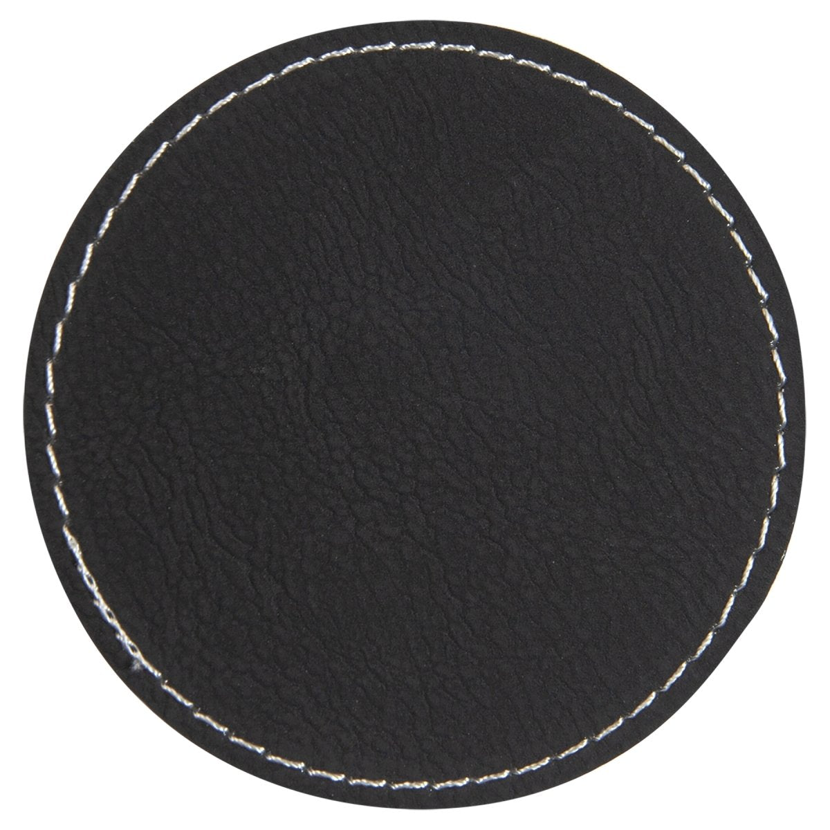 Round Laserable Leatherette Patch with Adhesive, 3", Pack of 5 - Inkfinitee Sublimation