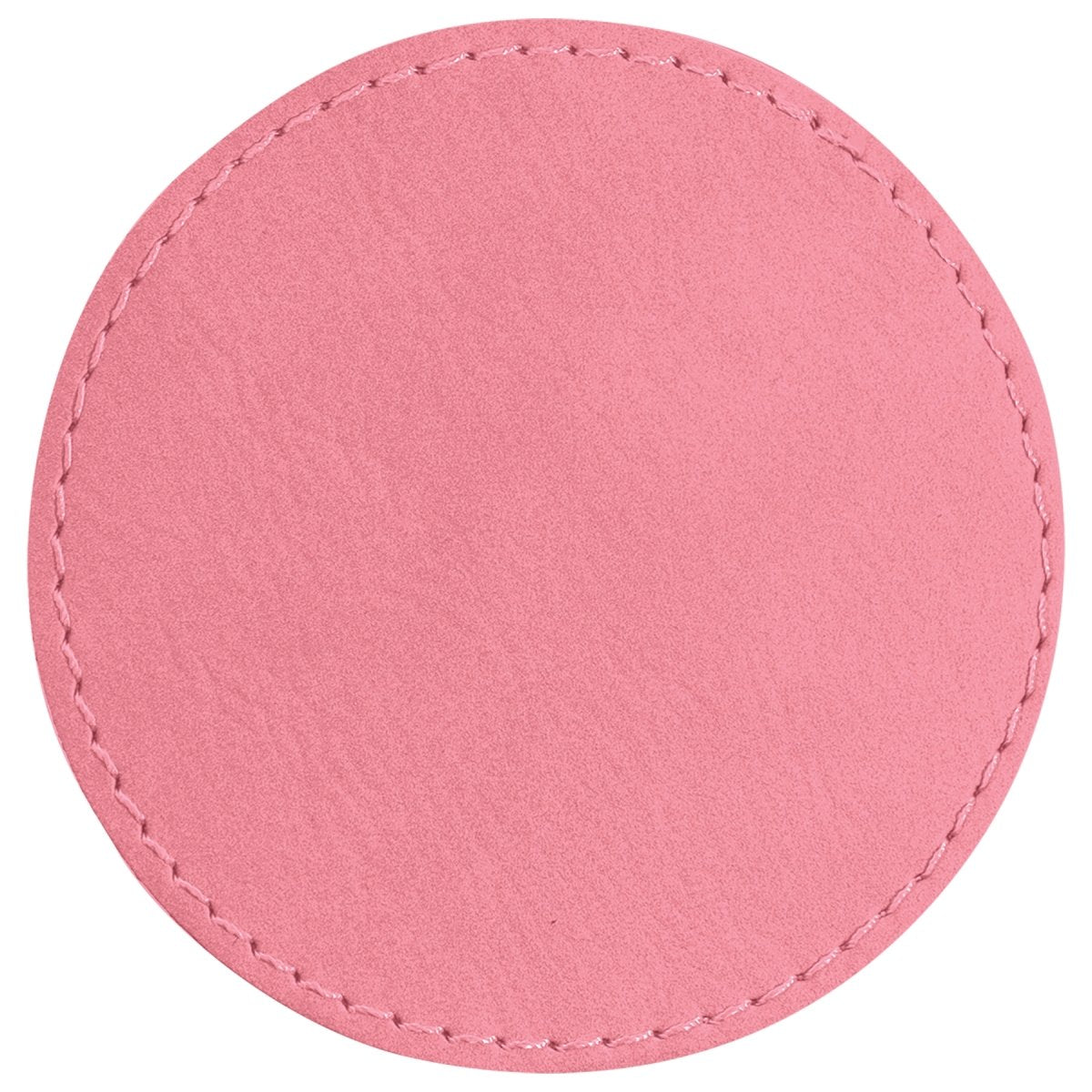 Round Laserable Leatherette Patch with Adhesive, 3", Pack of 5 - Inkfinitee Sublimation